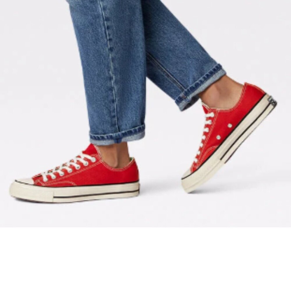 Red Converse Low